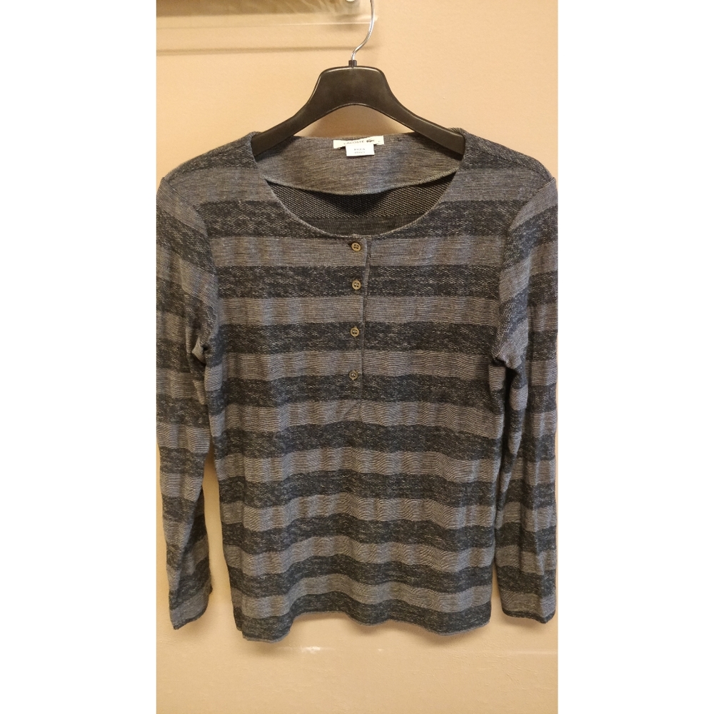 Lacsote Henley Knit Top